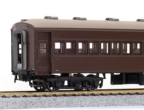 スハ32系客車（丸屋根 原形扉）・マニ36形荷物車（スハ32形改造車