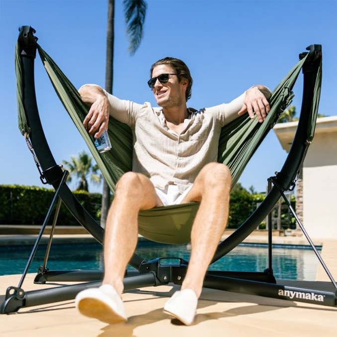 anymaka Portable Swing Chair｜3秒でセットアップ、全天候型の快適