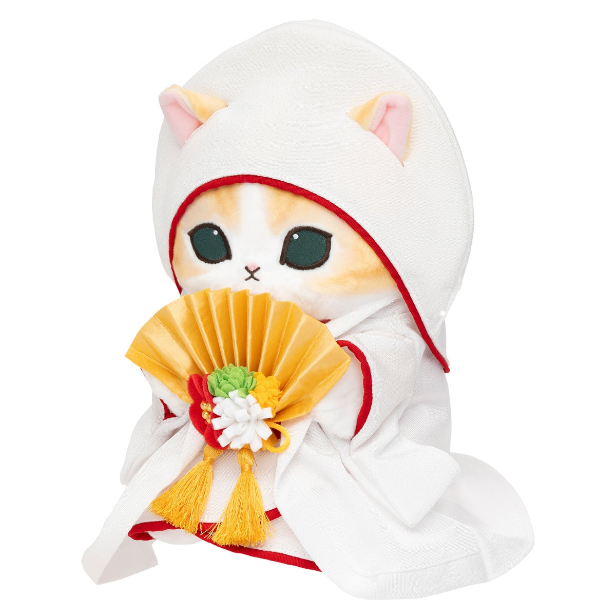 予約】mofusand にゃんこの和装ウェディングペアぬいぐるみ(花嫁にゃん