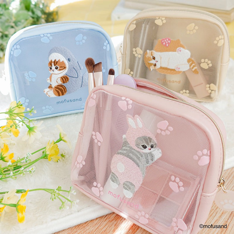 mofusand ボックスポーチ フロッキー(サメにゃん) | mofusandもふもふ