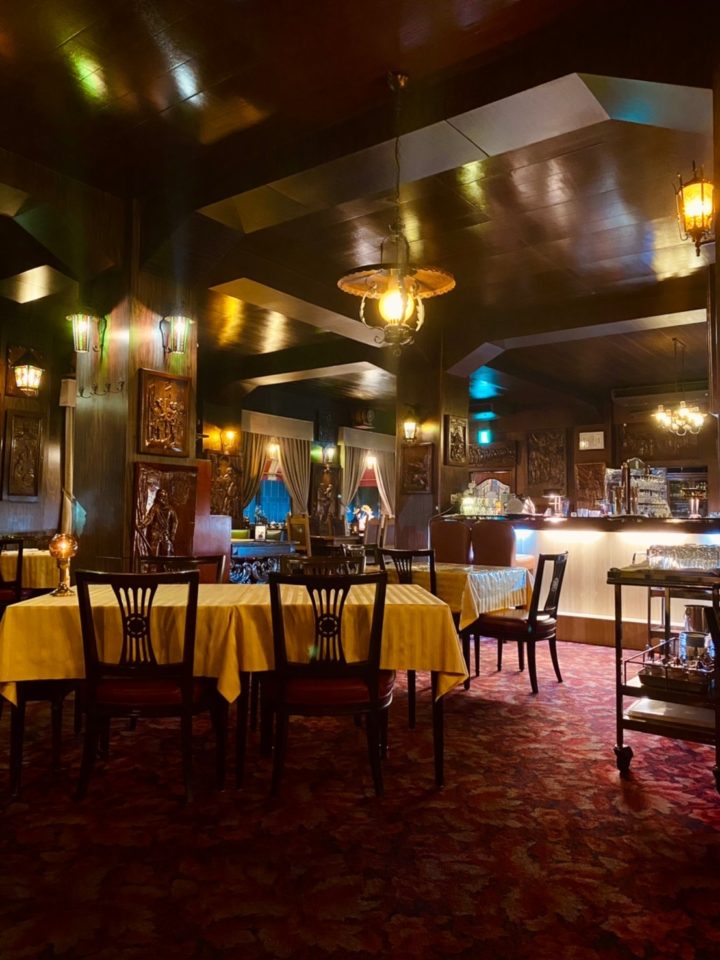 水彩画（横浜レストラン・スカンディア) 水彩画（横浜レストラン