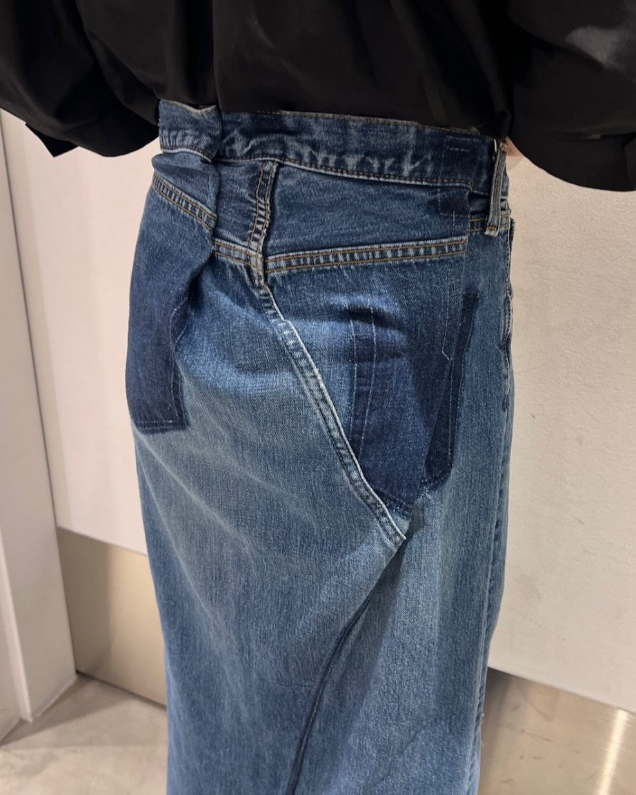 デニムリメイクスカート｜QUIITO（キイト）通販オンラインストア