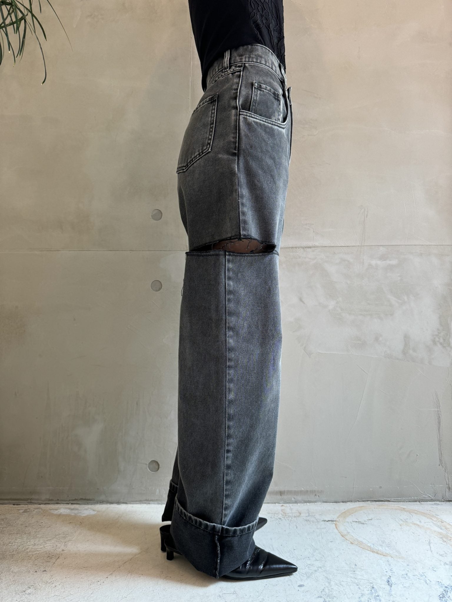 スラッシュディテールデニムパンツ｜MAISON MARGIELA（メゾン