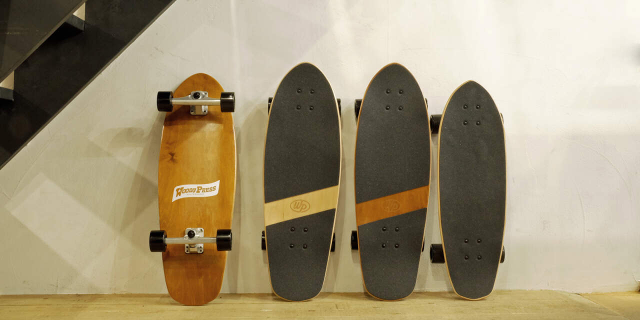 トレーニングの為のスケートボードWOODY PRESS | スノーボードショップ