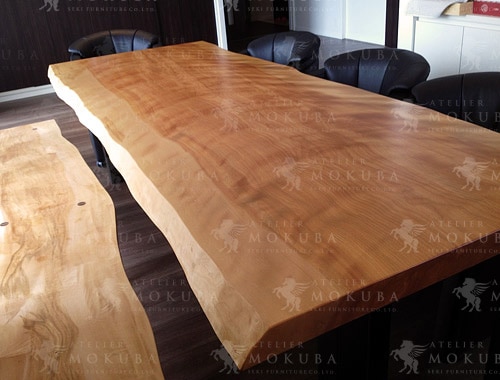 ダイニングテーブルxチェア・ベンチxマカバ【福岡県 個人住宅】幅2.5m