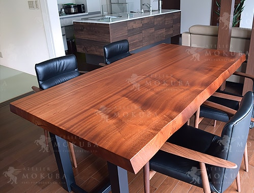 ダイニングテーブルxチェア・ベンチxサペリマホガニー【東京都品川区