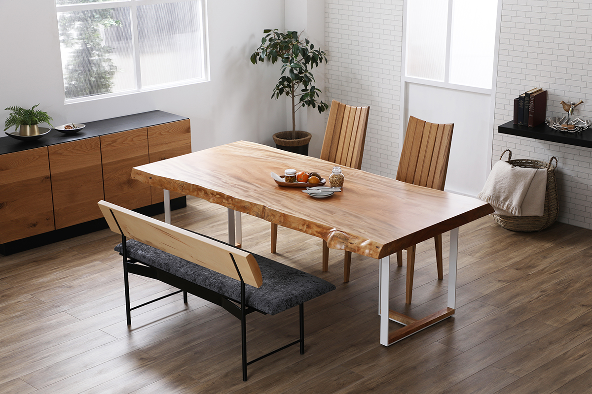 脚」で一枚板をより素敵に | 一枚板テーブル、無垢材 天板の販売