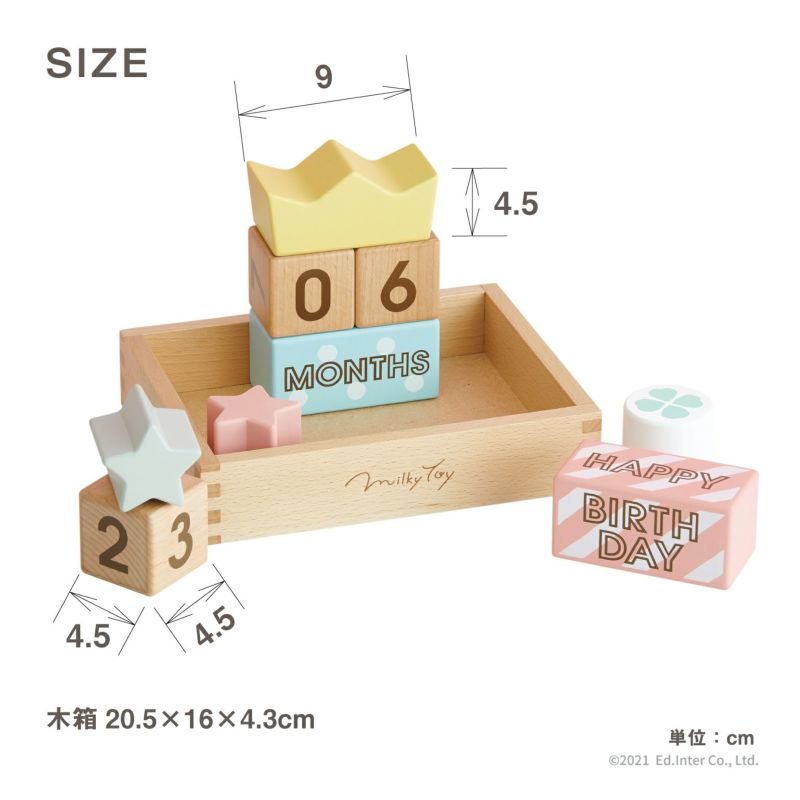 記念フォトが撮れるブロックセット メモリービスケット Memory