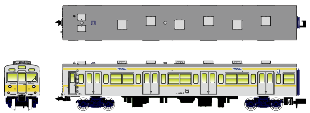 マイクロエース】301系（グレー•黄帯•非冷房）2024年12月発売 | モケイテツ