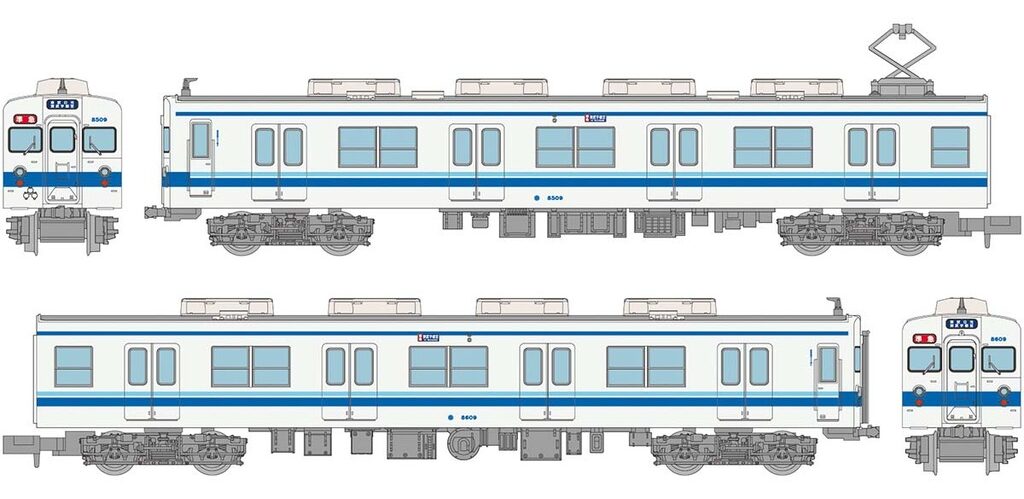 鉄コレ】東武鉄道8000型•8500型（初期修繕車）2025年5月発売 | モケイテツ