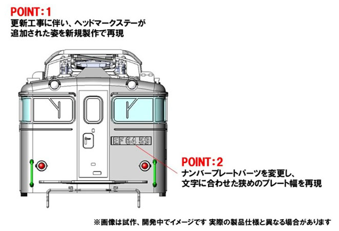 TOMIX】EF64形0番代（7次形•JR貨物更新車）2026年7月発売 | モケイテツ