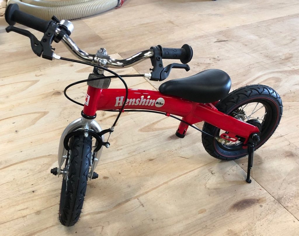 へんしんバイク スタンド取り付け | Wood Chips