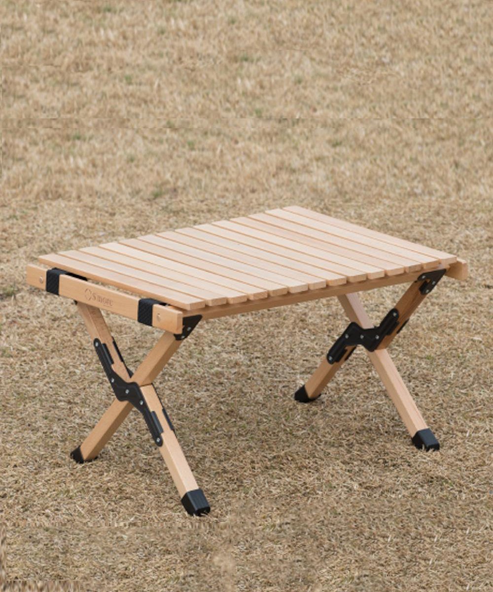 S'more Woodi Roll Table 】ウッディロールテーブル 天板は丸める木製