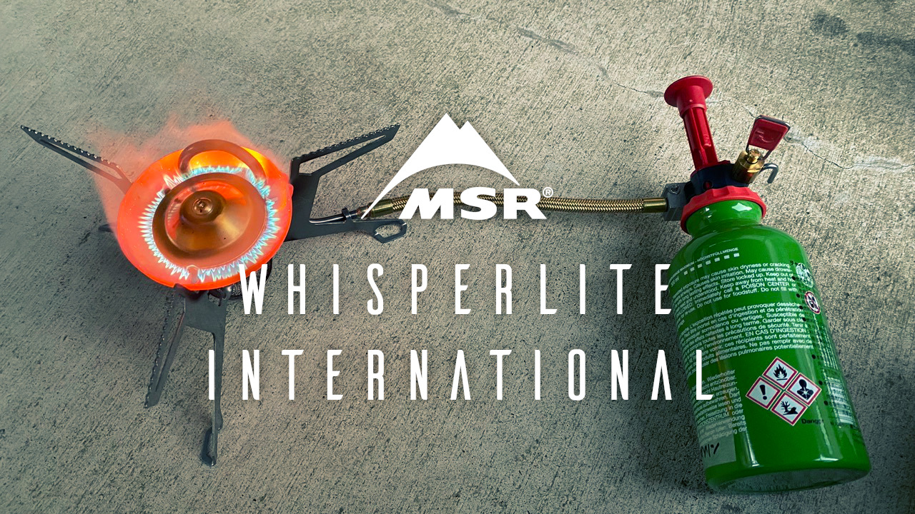 MSR「ウィスパーライトインターナショナル」 │ 静かで軽い分離式