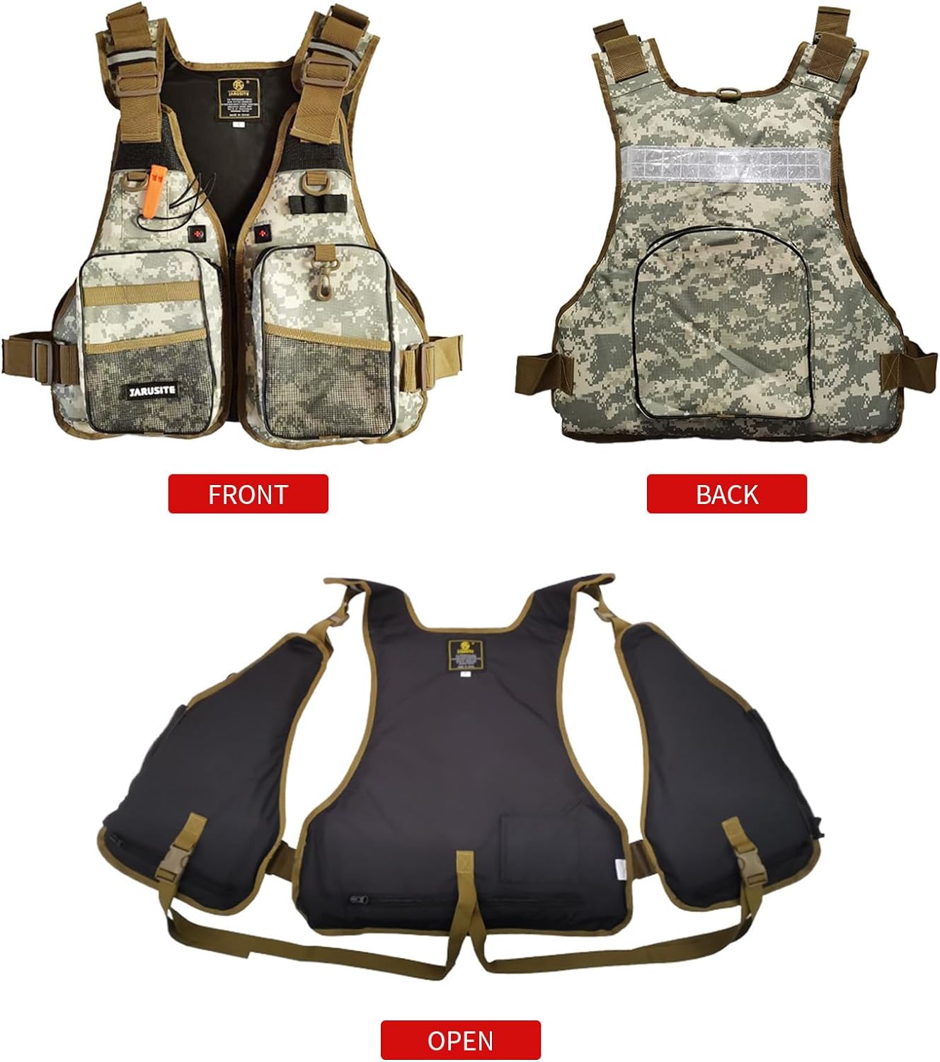 J29 フィッシングベスト フローティングベスト ライフジャケット 多