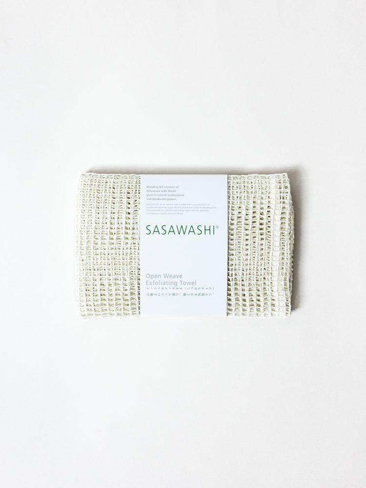 Sasawashi Open Weave Exfoliating Towel | MORIHATA