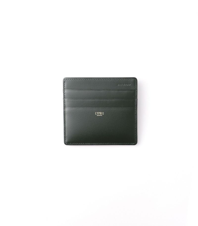 小銭入れ付きカードケース(マネーフラップ)｜ボックスカーフ |革製品