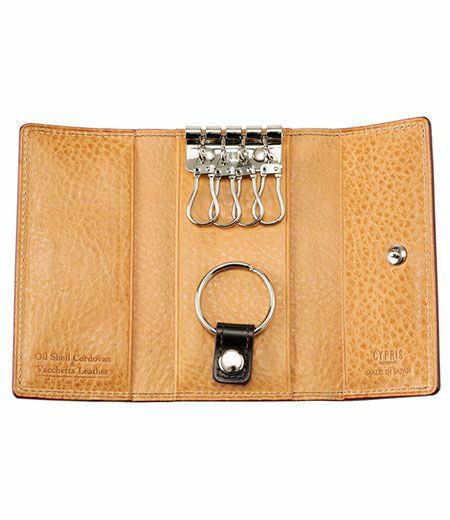 キーケース｜オイルシェルコードバン＆ヴァケッタレザー |革製品CYPRIS