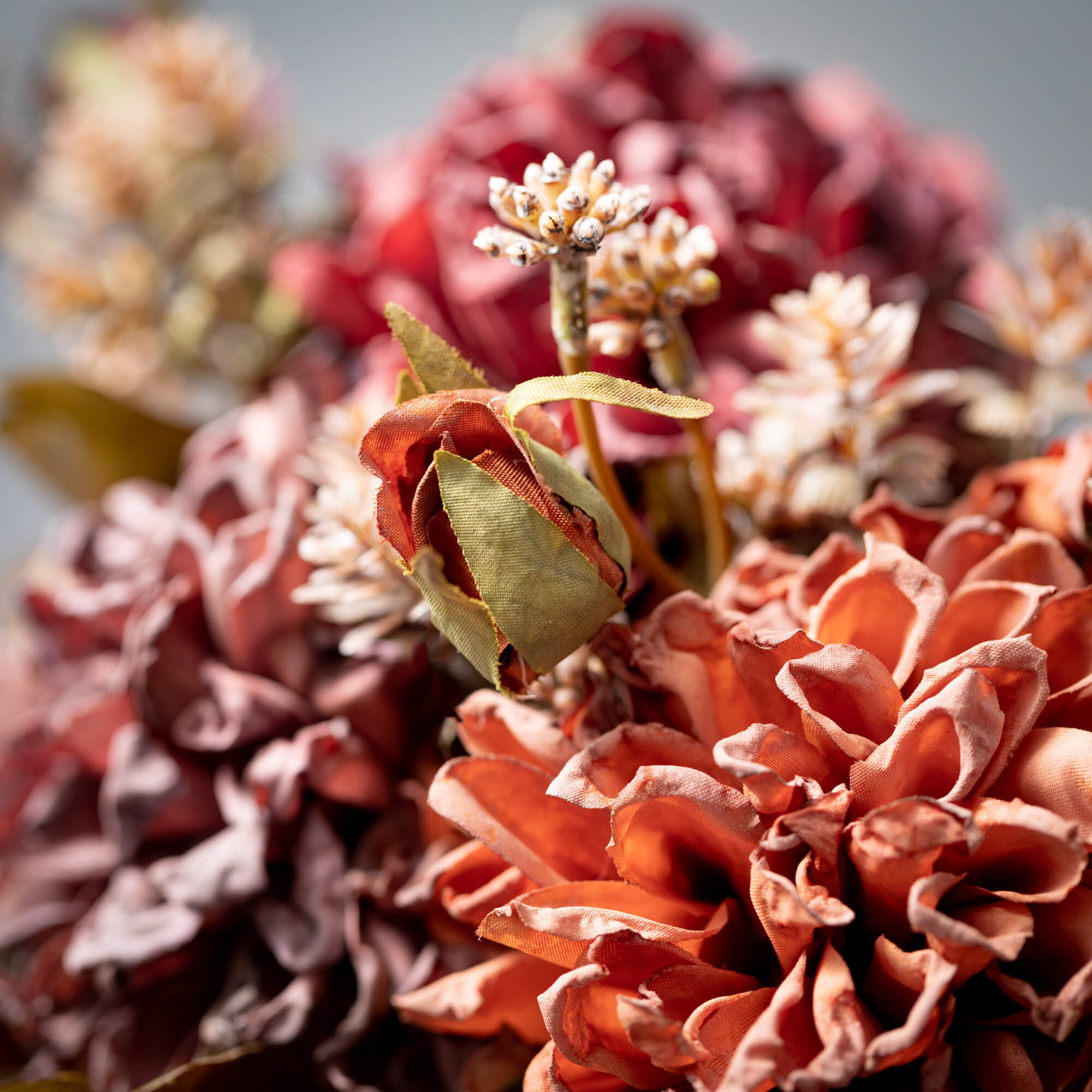 Fall Dried Mum Bush - Moss & Embers Home Decorum