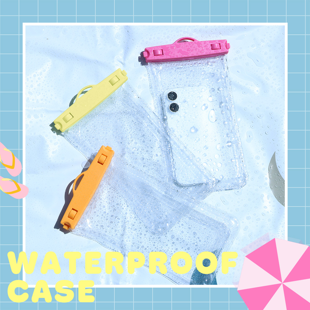 防水ケース 大きめサイズ 防水防塵 IP68 ケースにいれたまま操作 写真