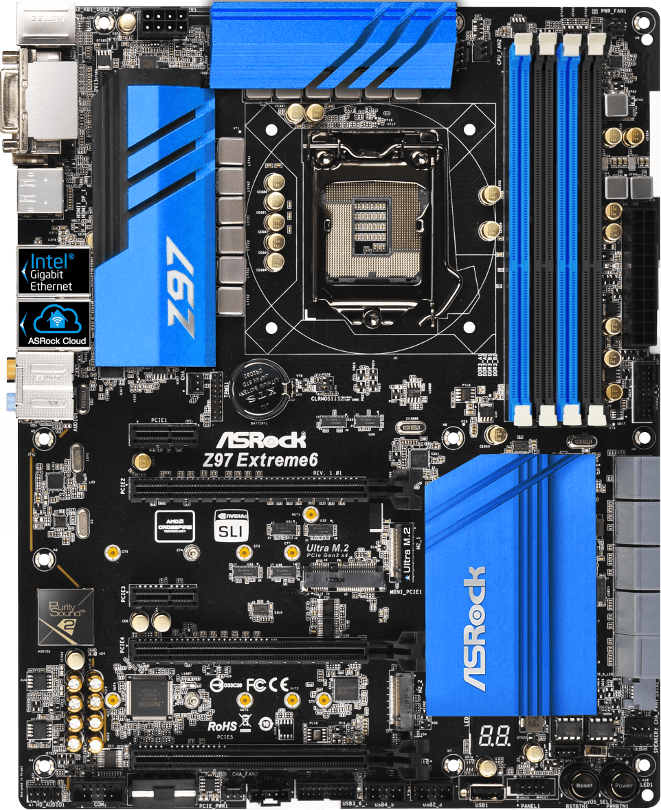 Asrock Z97 Extreme6 - Motherboard Specifications On MotherboardDB