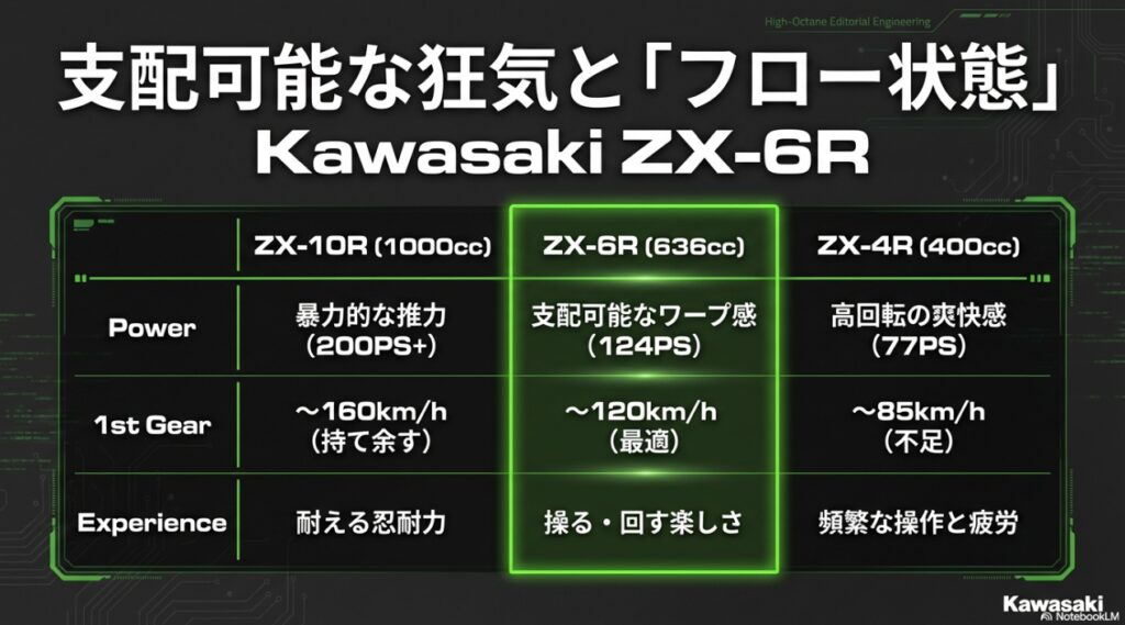 ZX-6Rの最高速はどれくらい？公道で楽しむならリッターSSより636ccが