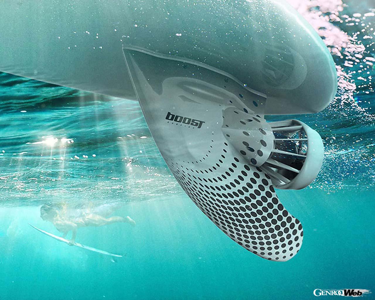 パドルを使うことなくSUPやサーフィンを楽しめる魅力的な電動フィン