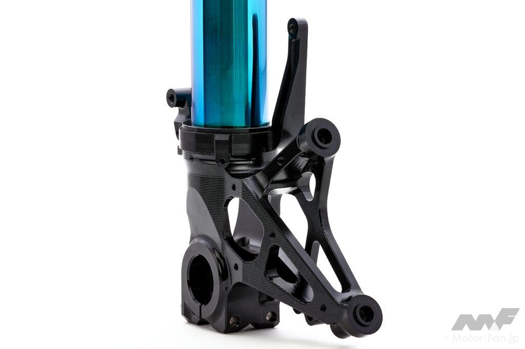 SHOWA倒立フォーク」アクスルホルダー部のベンチレイテッド化で