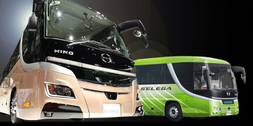 大型観光バス「セレガ」が大幅改良スタンバイ！ 偏向報道でお見せし