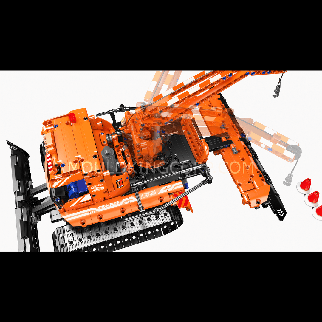 Mould King 17051 Remote Controlled Snow Groomer Building Set