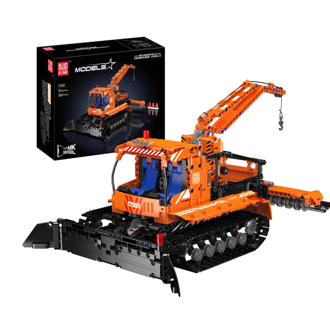 Mould King 17051 Remote Controlled Snow Groomer Building Set