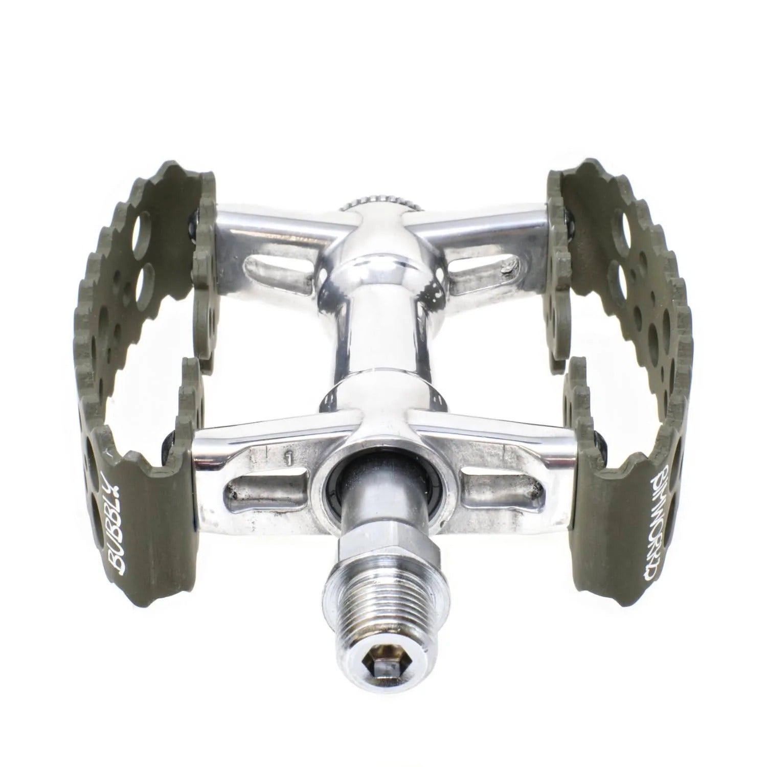 SimWorks by MKS Tiny Bubbly Pedal (Ceramic OLIVE) – BICYCLE STUDIO