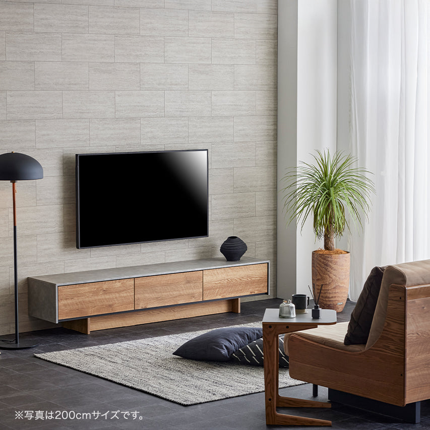 大川家具 モーブル テレビボード TVボード 幅200 扉を閉めたまま