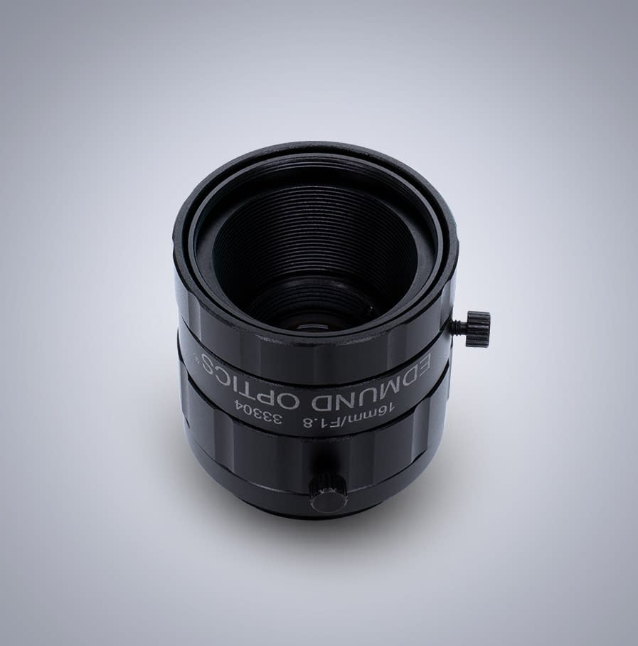 Edmund Optics Cマウント 1/1.8″ 16mm f/1.8 レンズ (UC シリーズ