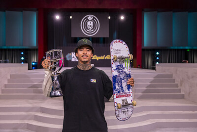 Monster Energy's Nyjah Huston Takes First Place in Men's
