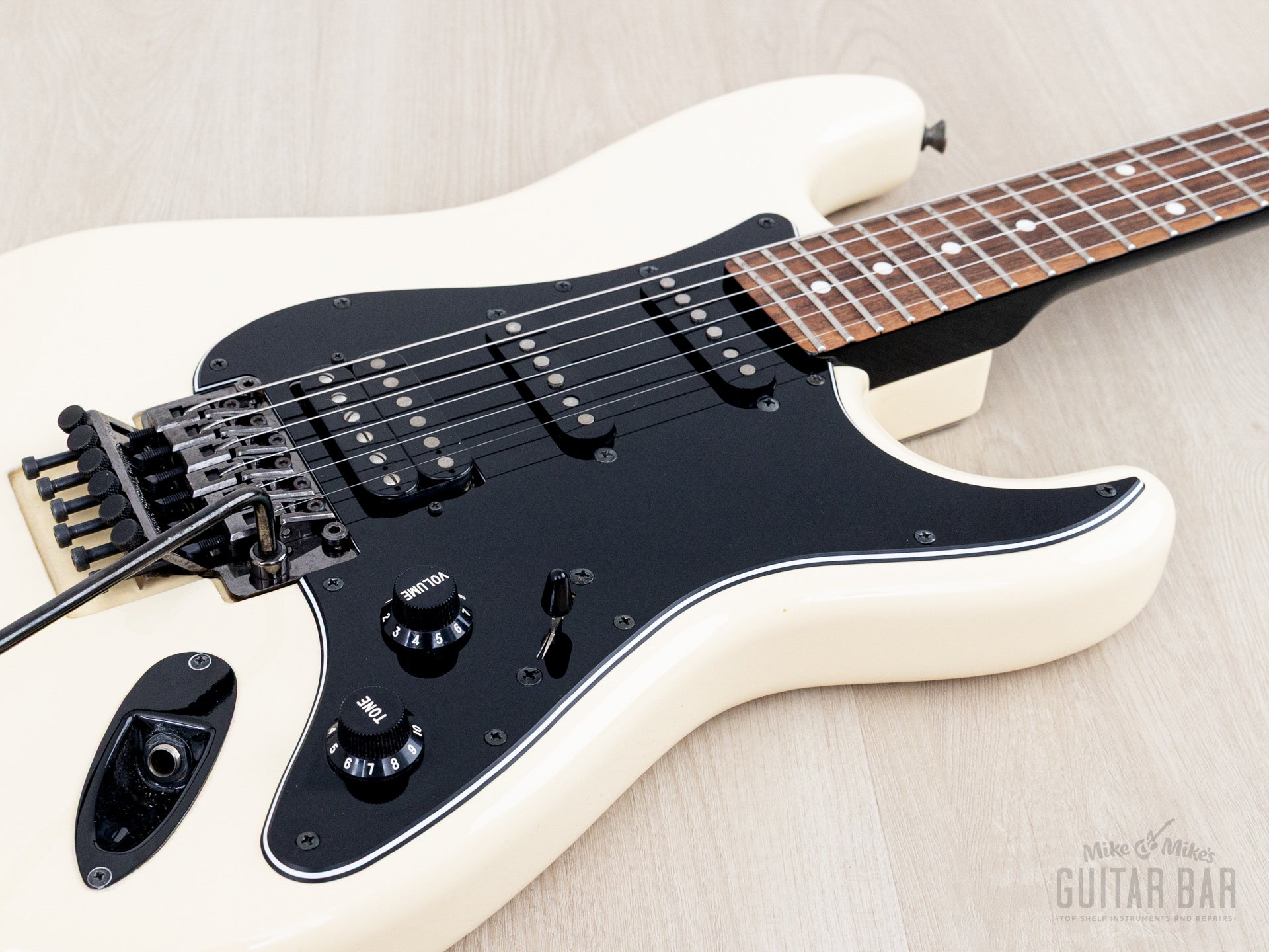 2014 Fender Stratocaster ST62-FR SSH Superstrat Vintage White w/ Floyd