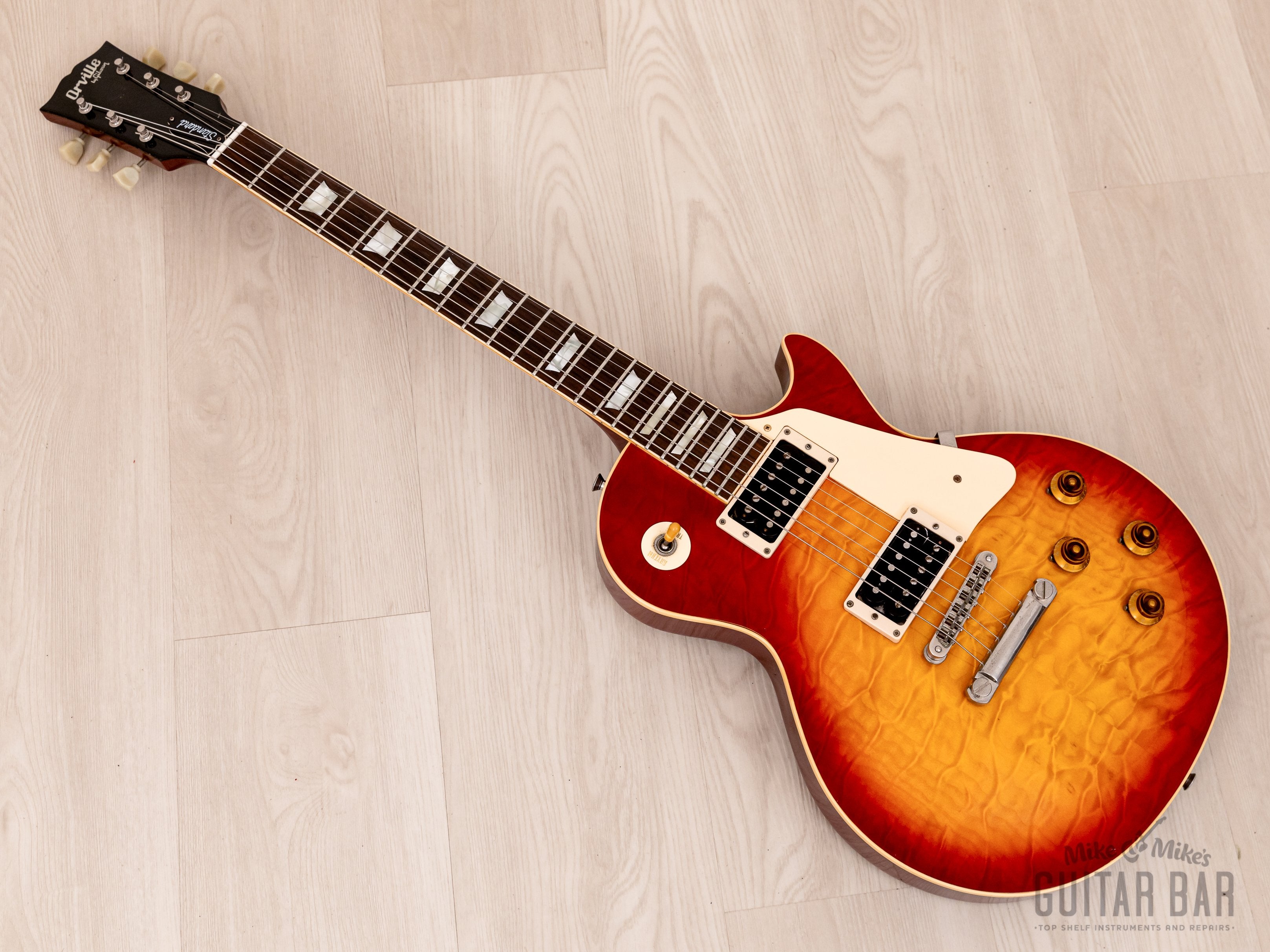 1992 Orville by Gibson Les Paul Standard LPS-QM Quilted Maple Top w/ 5