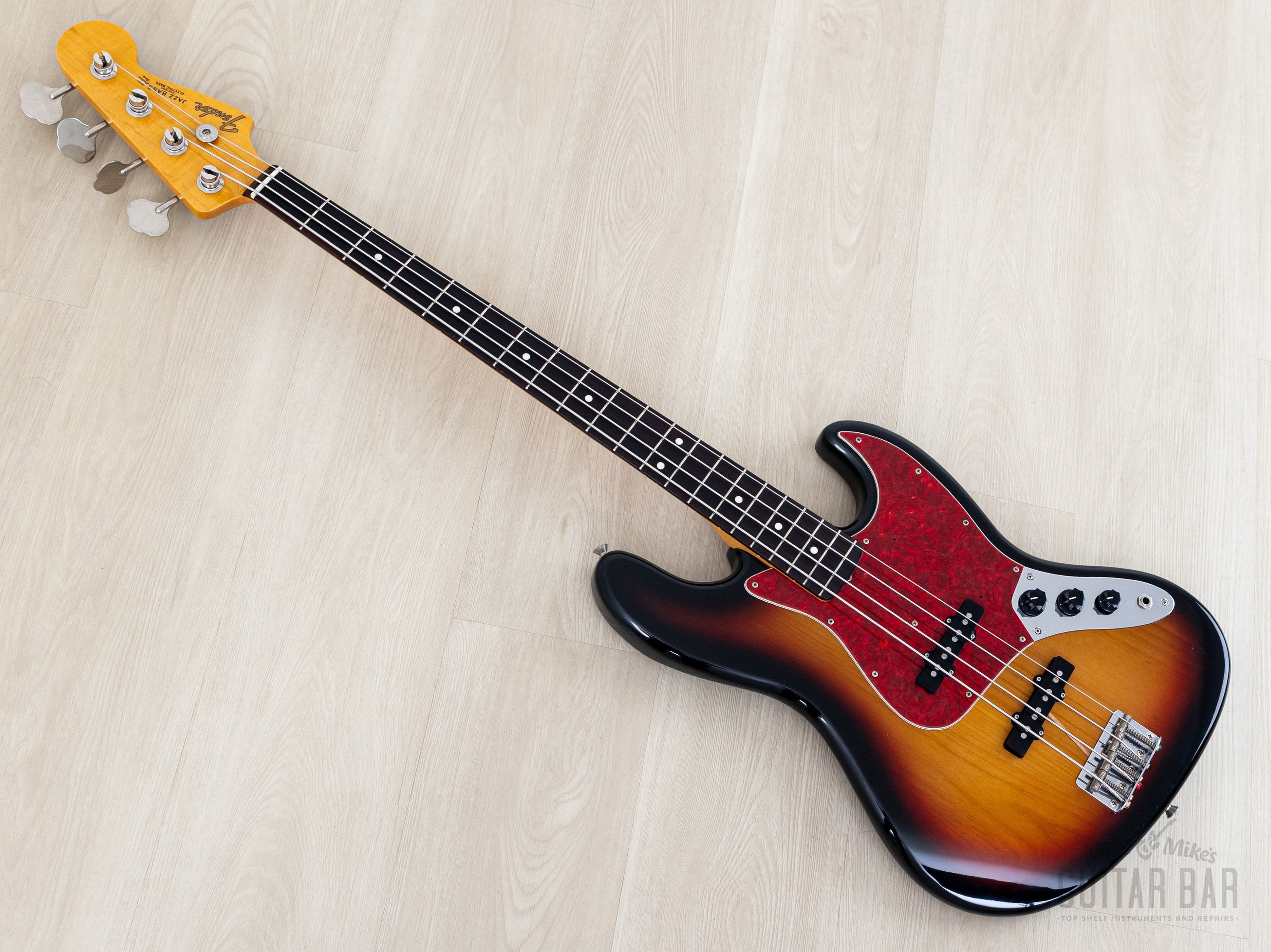 2000 Fender Jazz Bass '62 Vintage Reissue JB62-75US Sunburst w/ USA Pi