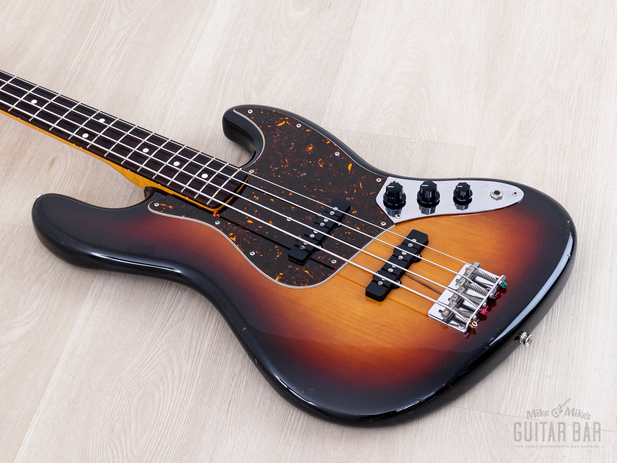 1989 Fender Jazz Bass '62 Vintage Reissue JB62-75 Sunburst 100% Origin