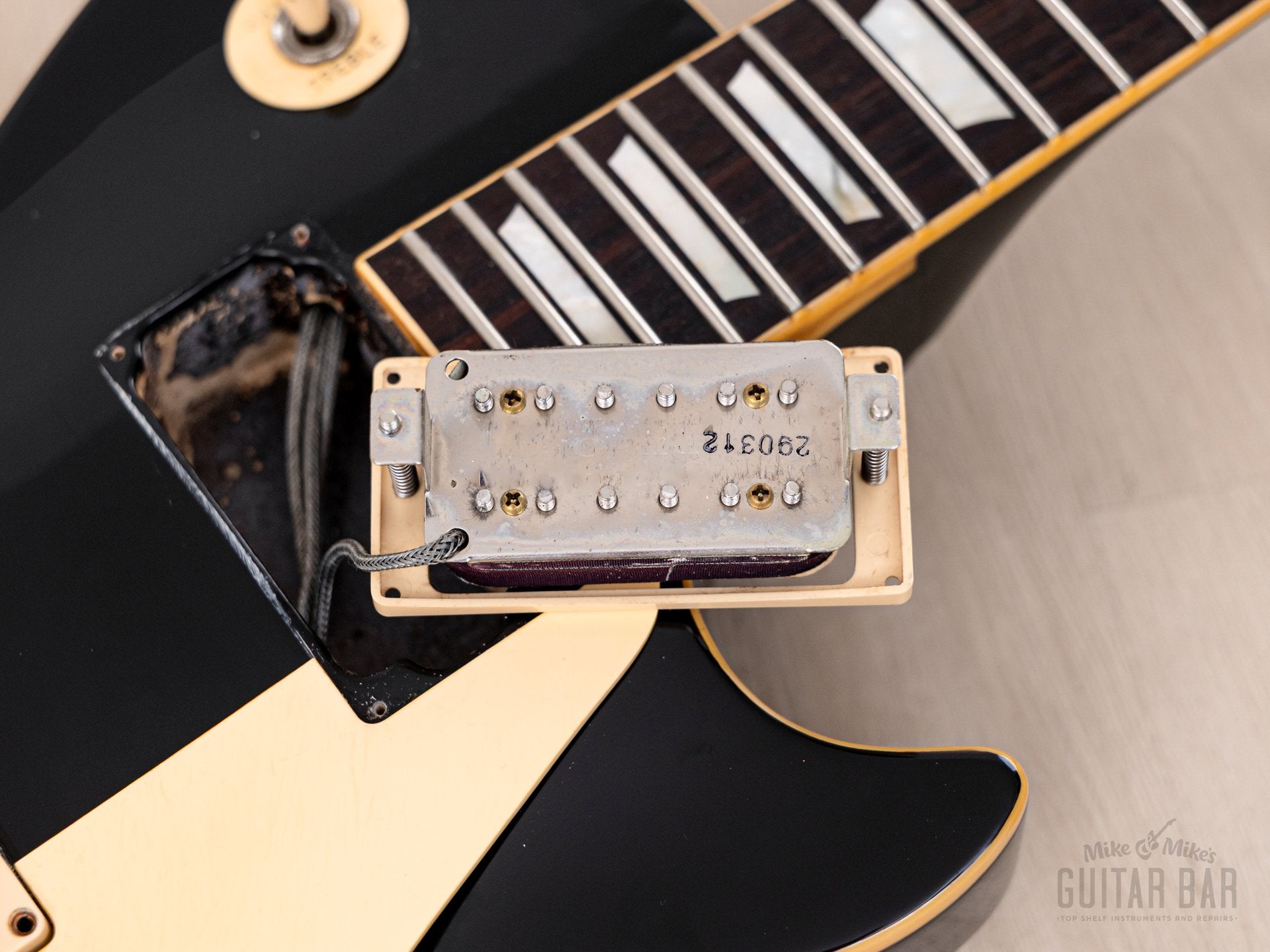 1979 Greco EG800 Standard Vintage Electric Guitar Black w/ Maxon PU-0