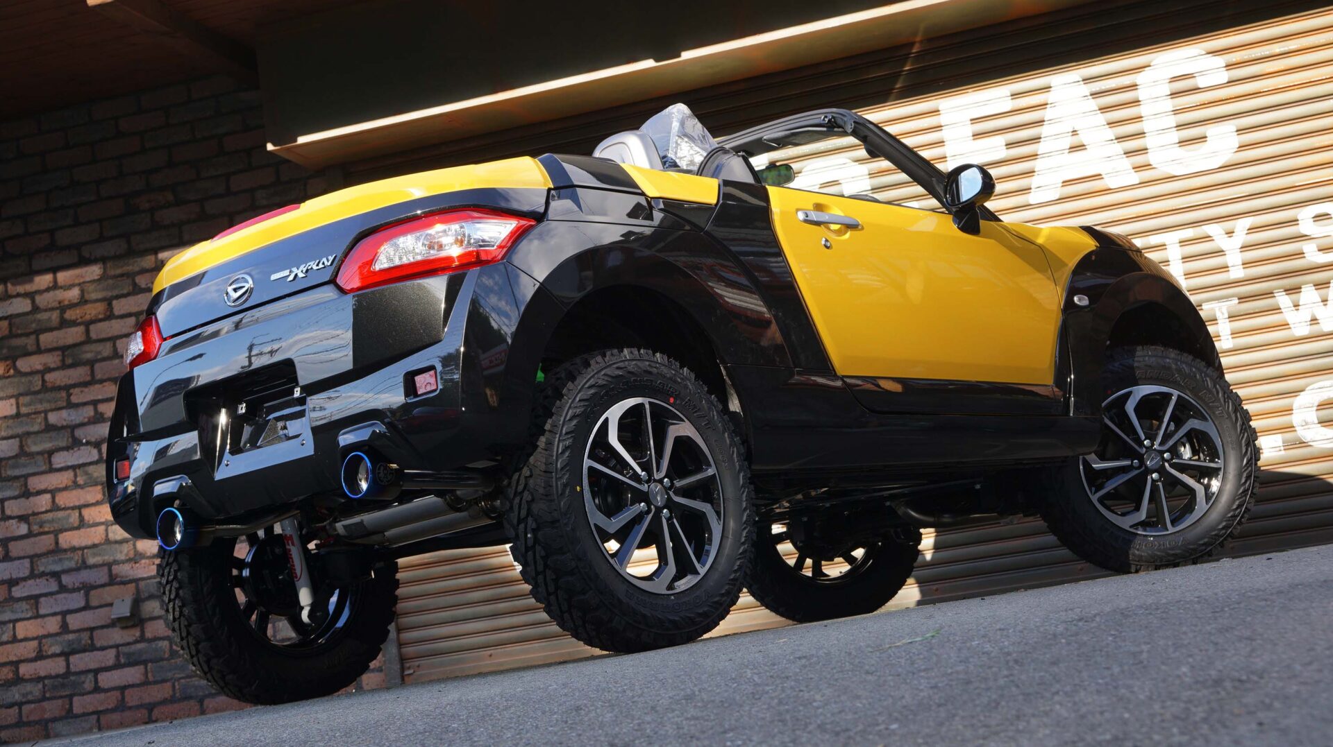 新車ハイリフト黄黒XPLAYコンプリート(*^^)v - コペン専門店も。ファク