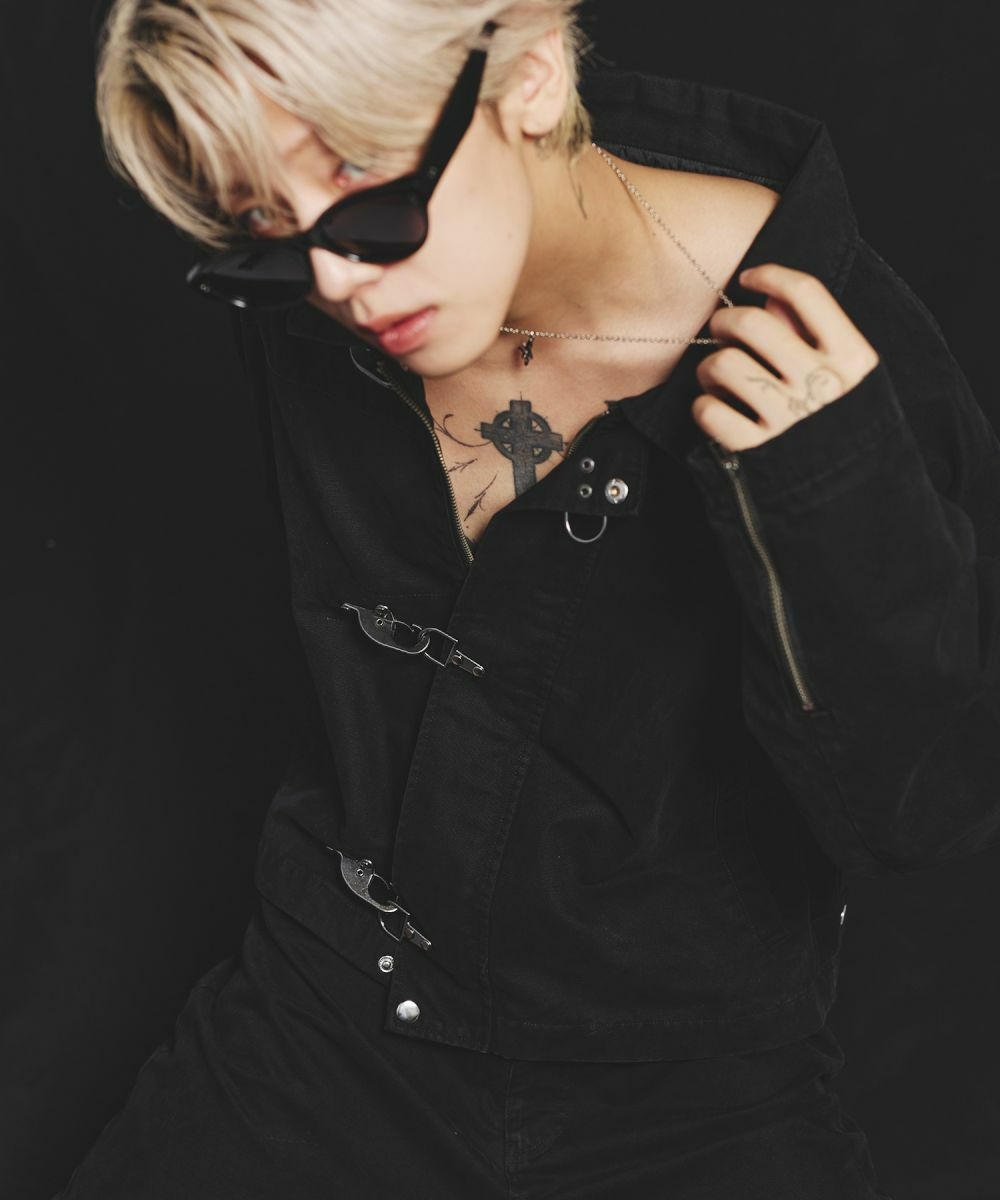 SET-UP着用可能】ファイヤーマンショート丈ダックジャケット | MSG