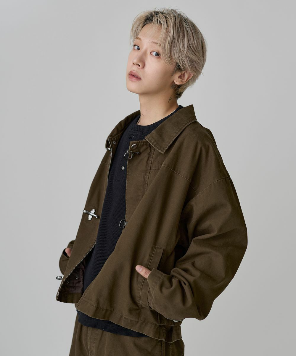 SET-UP着用可能】ファイヤーマンショート丈ダックジャケット | MSG