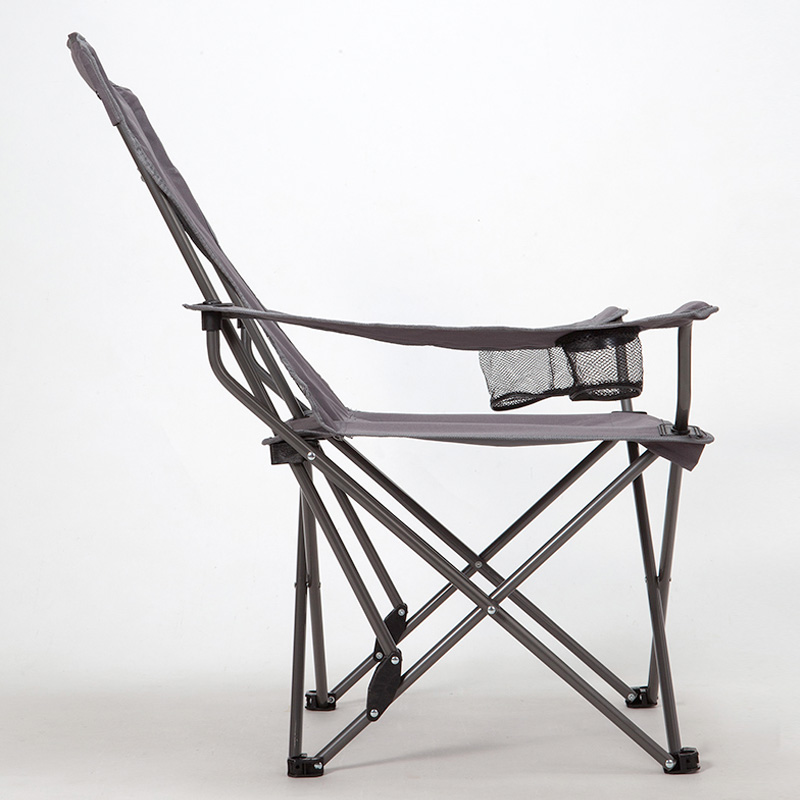 角度が変わるアウトドアチェア チャコール ｜ ミスターマックス
