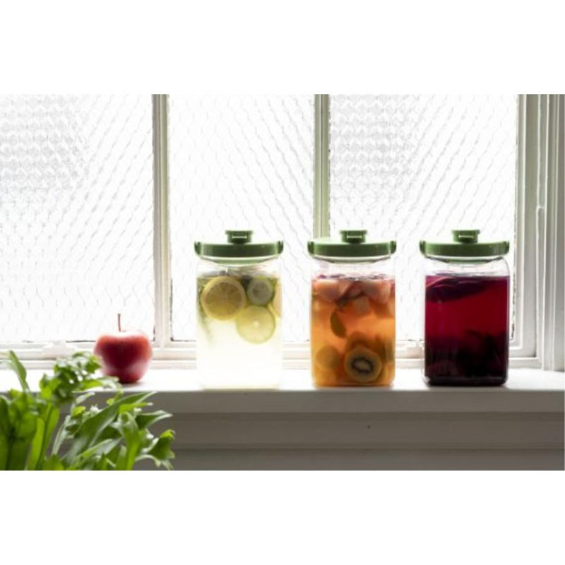 果実酒びん角型 4.0L みどり ｜ ミスターマックスオンラインストア