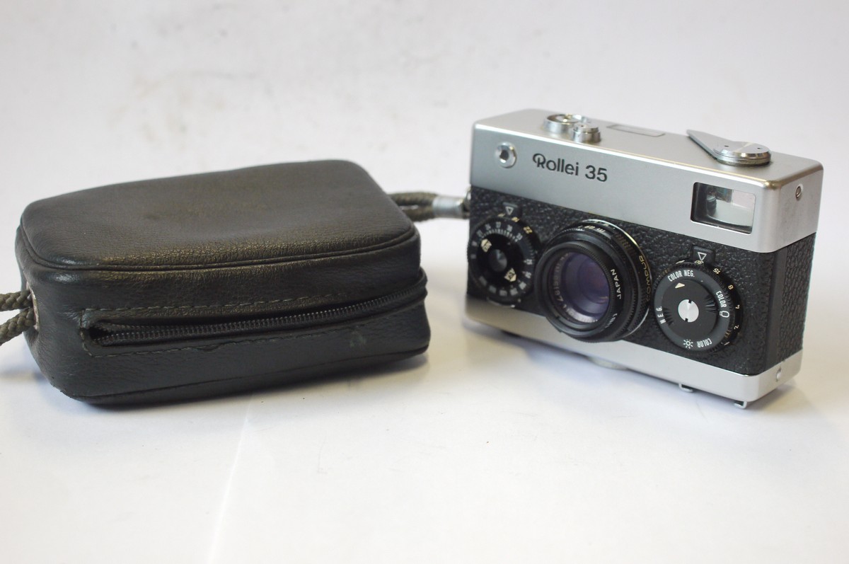 Rollei 35 chrome, “Made in Germany” CDS metered, with Carl Zeiss