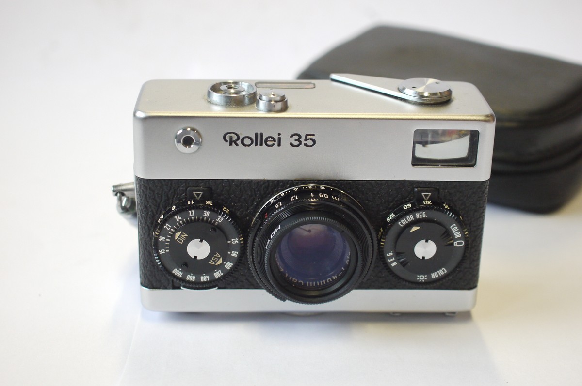 Rollei 35 chrome, “Made in Germany” CDS metered, with Carl Zeiss
