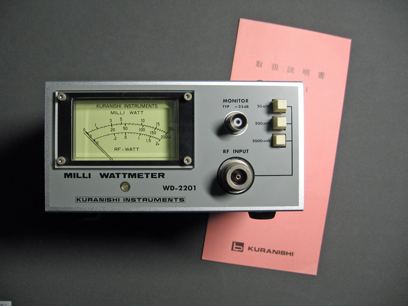 WD-2201 ミリワット・メーター - 山と無線