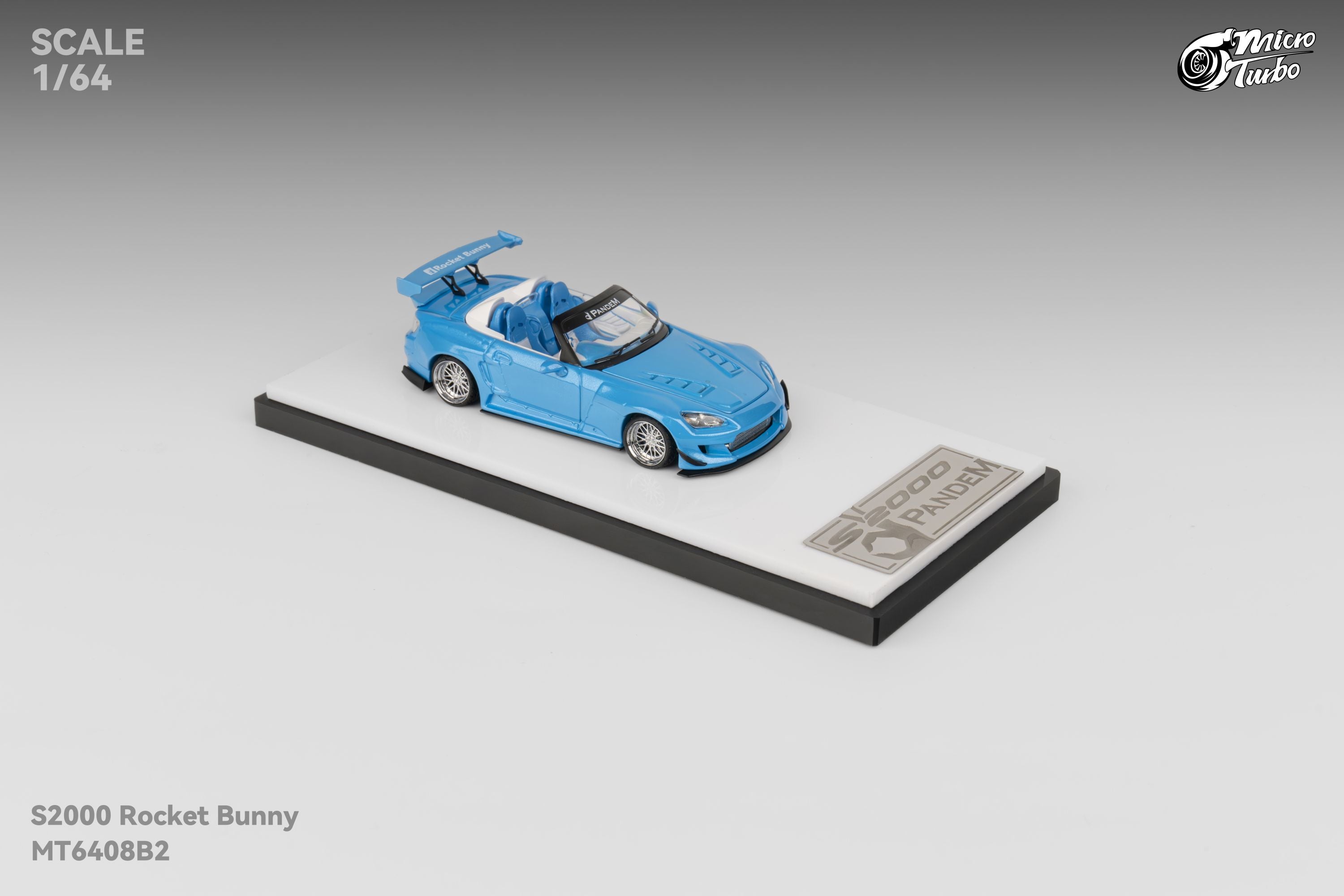 Microturbo - 1/64 Custom S2000 RB- Metallic Blue