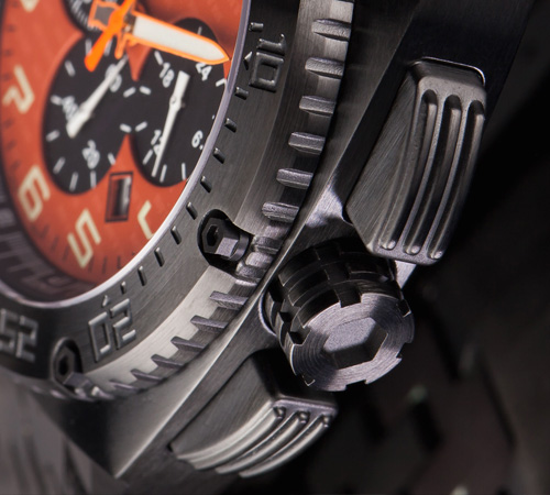 Patriot Black Tit Orange Dial - Tit Band - MTM WATCH JAPAN 公式